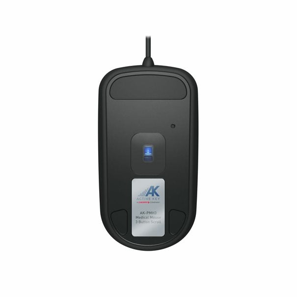 CHERRY Mouse AK-PMH3 Medical 3-Button Scroll corded sealed black IP68 +++ kabelgebunden, 3-Button-Scroll-Steuerung, IP68